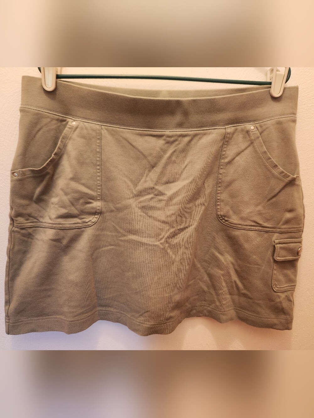 Croft & Barrow Olive Skort Size L